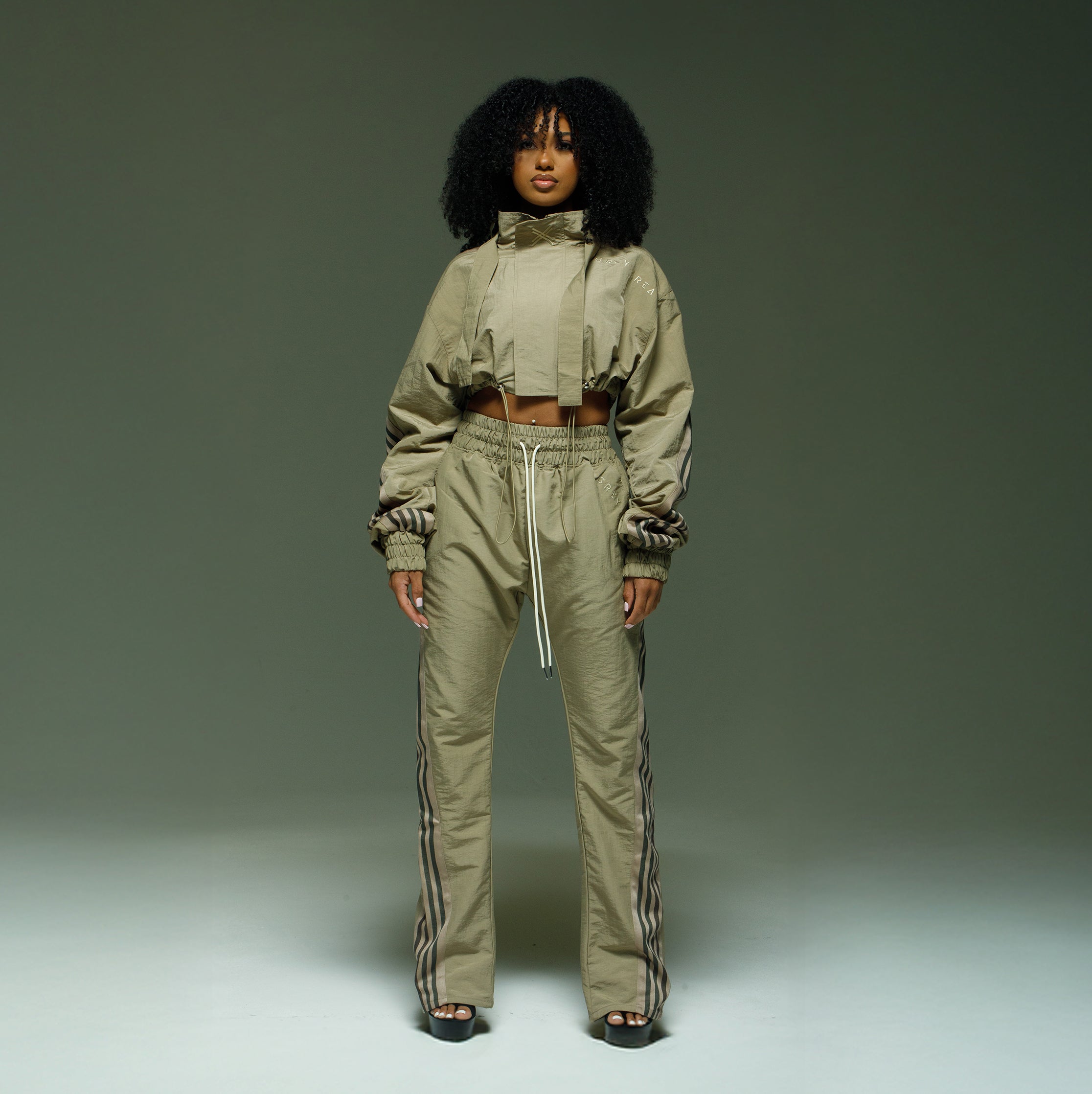 TWISTED TRACK JACKET (CROPPED)