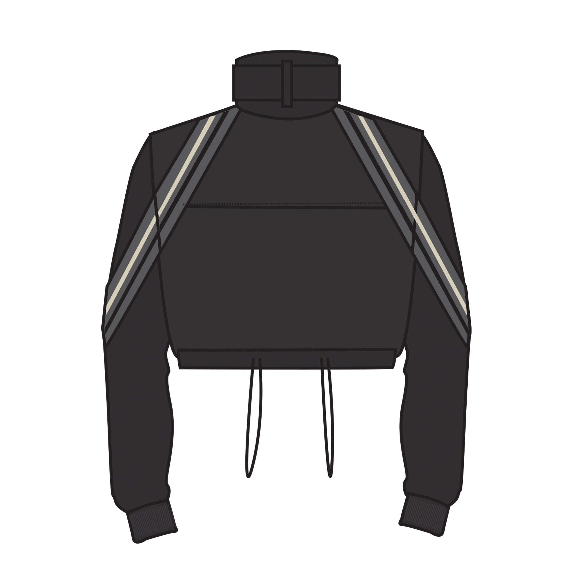 TWISTED TRACK JACKET (CROPPED)