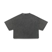 MULTI-LOGO CROPPED T-SHIRT (EMBROIDERED)