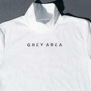 WHITE MOCK NECK BODYSUIT