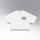 DOUBLE XX CROPPED T-SHIRT (WHITE)