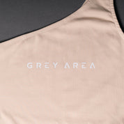 TAN ONE SHOULDER BODYSUIT
