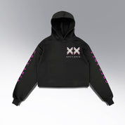 DOUBLE XX CROPPED HOODIE